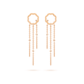 Arty MIMOSA rose gold Earrings 8 Diamonds