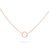 Classic MIMOSA rose gold Pendant 2 Diamonds