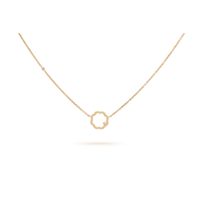 Classic MIMOSA gold Pendant 2 Diamonds
